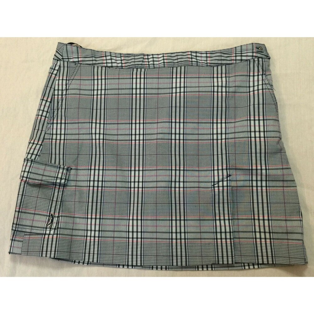 IZOD PERFOMX COOL FX STRETCH WOMENS SKIRT SKORT WITH BUILT SHORTS SIZE 12